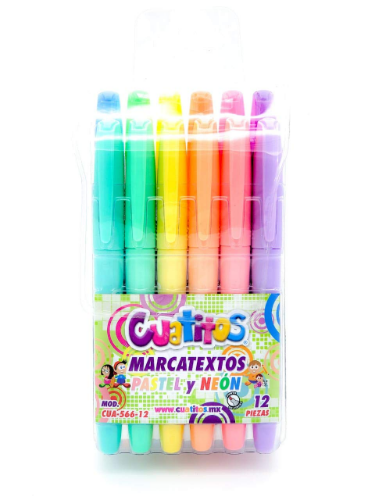 Marca Textos CUATITOS pastel