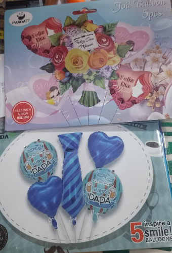 4KIT DE MAMA Y PAPARH 10A GLOBOS