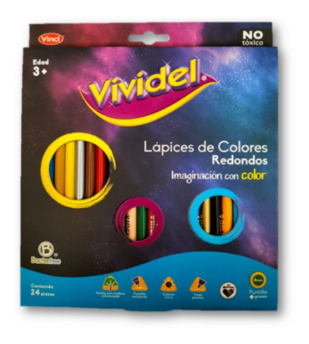 Colores Vividel c/24