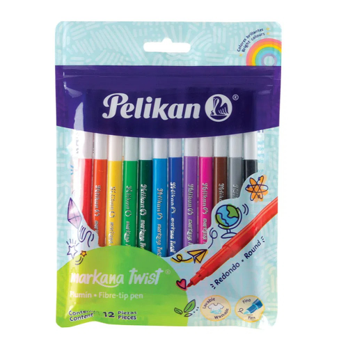 Plumones pelikan 12pz