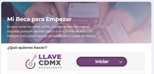 Registro Mi Beca para Empezar