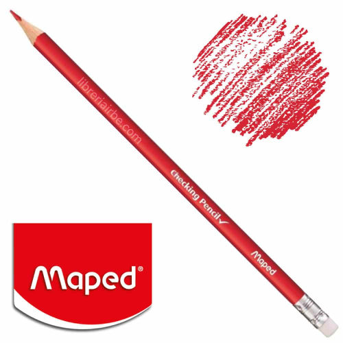 Lapiz Checador Rojo Maped