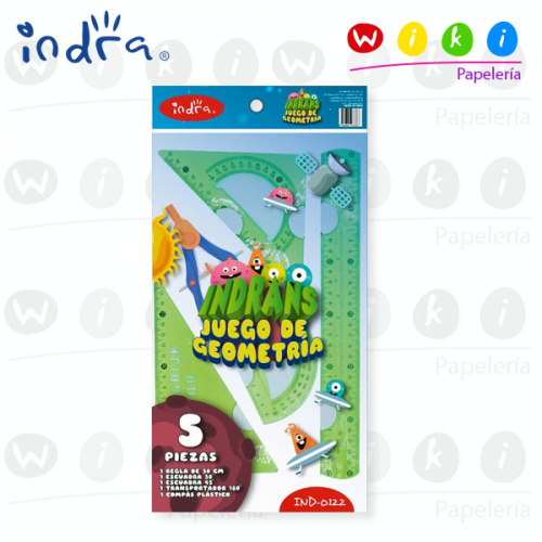 Juego de grometria rigido INDRA 0008