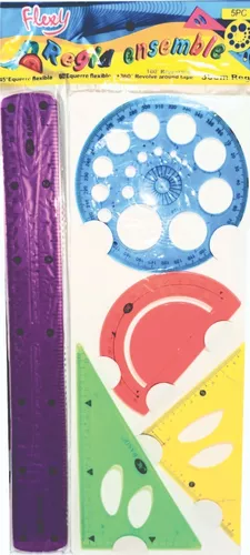 jUEGO DE gEOMETRÍA FLEXIBLE indra 0007