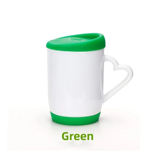 TAZA DE TAPA DE SILICONA VERDE VIVA
