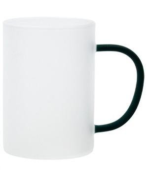 TAZA DE CRISTAL MATE ASA VERDE