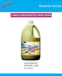 Suavizante para ropa x4lts-Sol -Borita