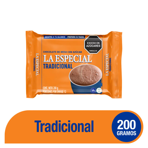 chocolate  especial tradicional 200g