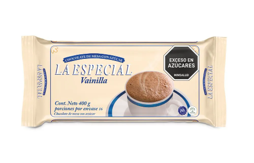 chocolate especial vainilla 400g
