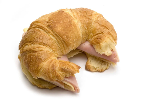 croissant de jamon y queso
