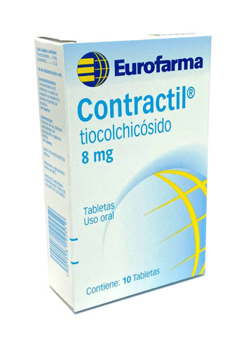 CONTRACTIL 8 MG BLSITER DE 10TABS CAJA