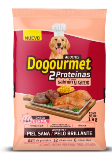 Dogourmet salmón y carne adultos 1kg