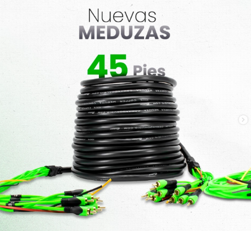 MEDUZA NEGRA 10 CANALES 45FT COMANDO-JUN25