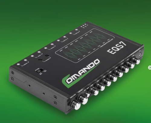 EQUALIZADOR 12V DE 7 BANDAS SUPER COMANDO