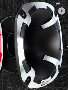 CORNETA DE METAL NEGRA CORTA DRIVER 2" COMANDO