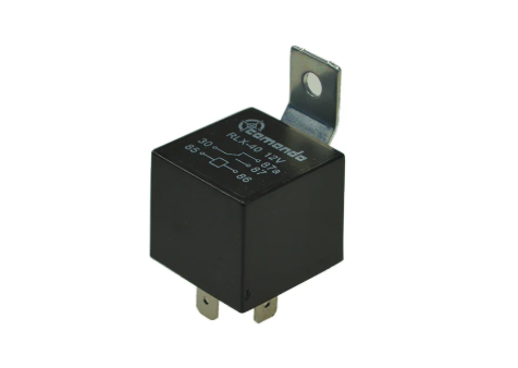 RELAY 5 PIN 40A 12V BLACK COMANDO-JUN25