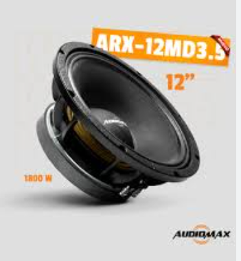 BOCINA 12" 1800W  8OHM VC 3.5" AUDIOMAX-JUN25