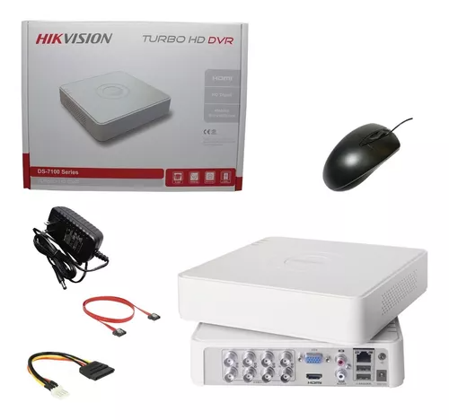 DS-7108HGHI-M1  DVR 8 CANALES PLASTICA 1080 HIKVISION