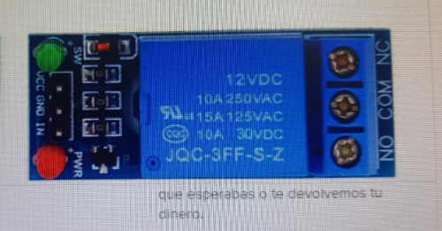 Relevo 12 V  un canal