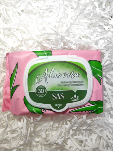 TOALLAS DESMAQUILLANTE ALOE VERA SAS  SAH006