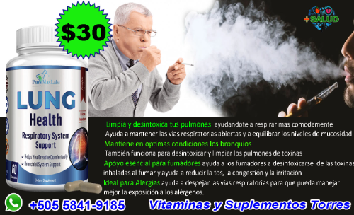 Limpiador de Pulmones 60 Cápsulas