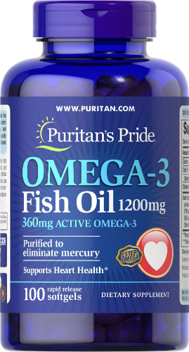 Omega 3 1200mg 100 Soft Gel 1.2 Gramos
