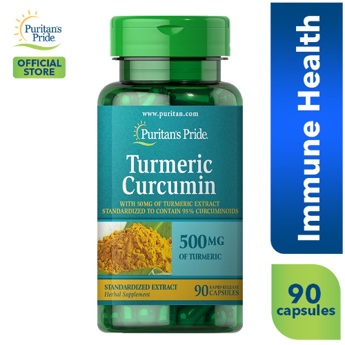Cúrcuma 500mg 90 Cápsulas Puritan's Pride