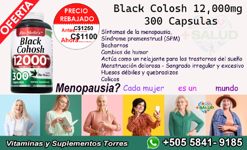 Black Colosh 12,000mg 300 Cápsulas