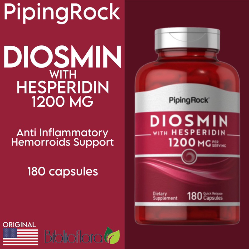 Diosmin Hesperidin Diosmina Hesperidina 1200MG 180 Capsulas