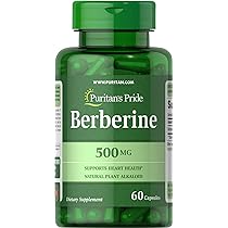 Berberina 500mg 60 Cap Puritans Pride