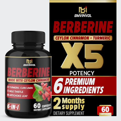 Berberina HCI 4700mg 60 Capsulas