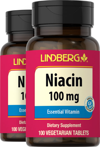 Vitamina B3 Niacin 100mg 100 Tabletas