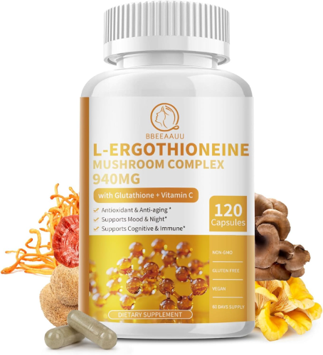 L- Ergoteina Mushromm Complex 120 Capsulas