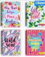 CUADERNO ARGOLLADO 100 HJ NIÑA - LINEA CORRIENTE