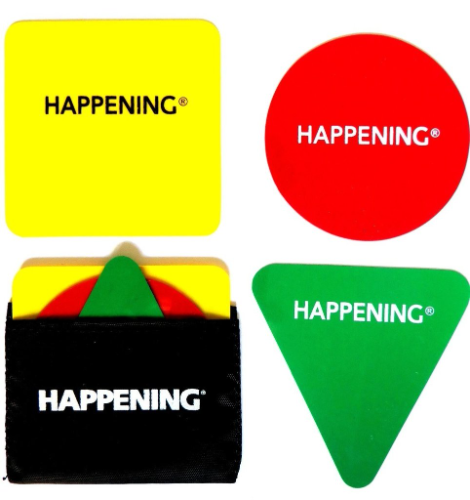 Tarjeta arbitro hockey Happening