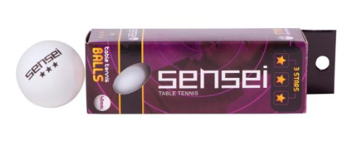 Pelota ping pong x3 (3 estrellas)