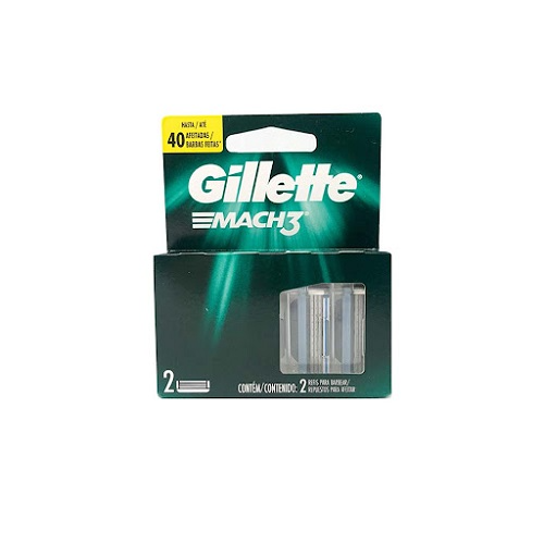 Afeitadora Cartucho Gillette Mach3 Pack 2