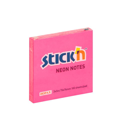 Notas Adhe 3*3 Fucsia NEON 21165 STICKN