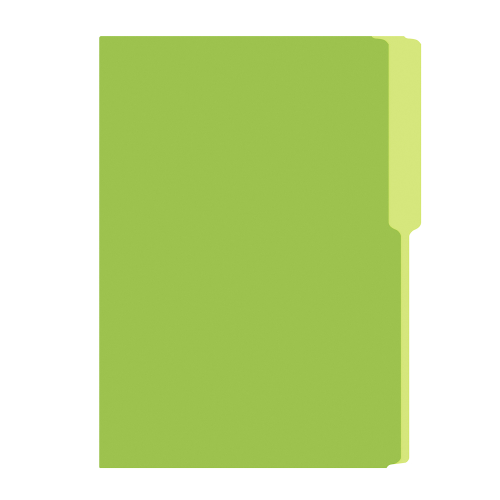 UNIDAD Folder Oficio Verde Limon