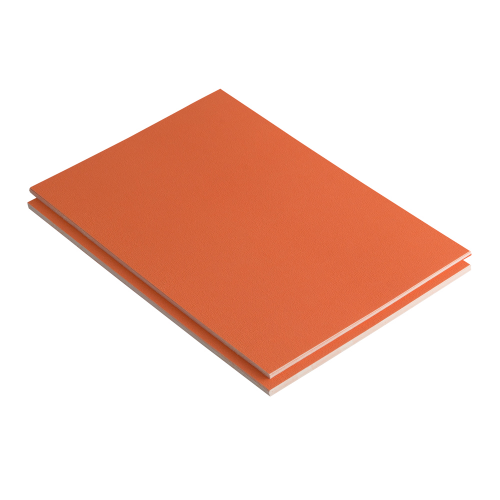 Paqx50 Pasta Plast OF Estriado Naranja