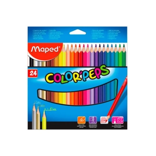 Crayon Mad 24 Col MAPED Tra 183224 (F-72)