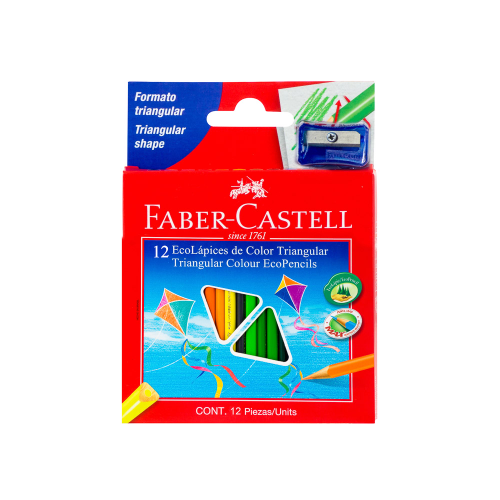 Crayon Mad 12 Col Corto Faber Castell (F144) I(12)