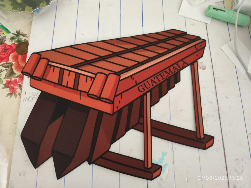 FIGURA DE FOMY MARIMBA PAQ 12 UNIDADES