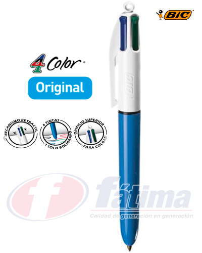 Unidad Lapicero Bic 4 Minas Tradicional