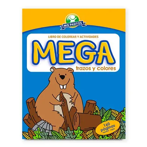 LIBRO Mega Trazos Colores CASTOR Mis Pasitos