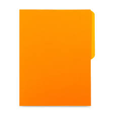 UNIDAD Folder Oficio Naranja