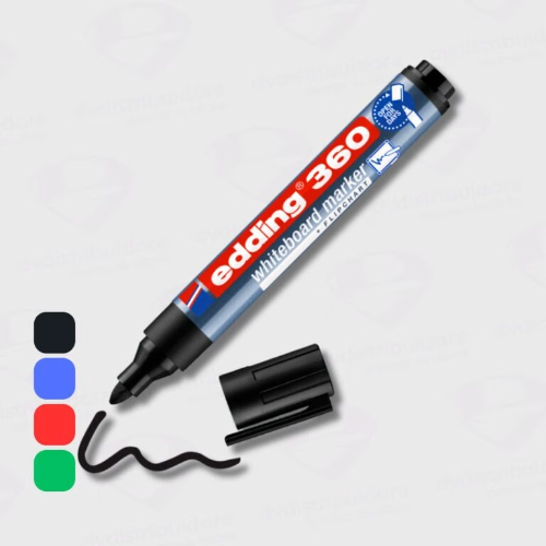Marcador P/Pizarra Negro Edding 360