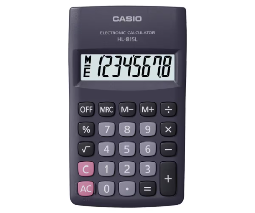 Calculadora Casio HL-815L-BK- NEGRA