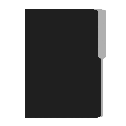 UNIDAD Folder Oficio Negro