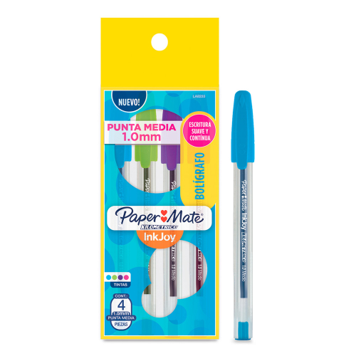 Blister lapicero kilometrico 4 col